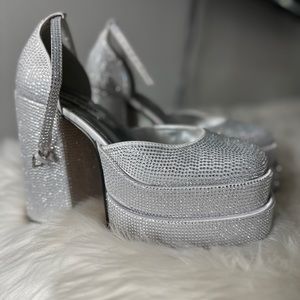 Charlize-r Rhinestones Heels
